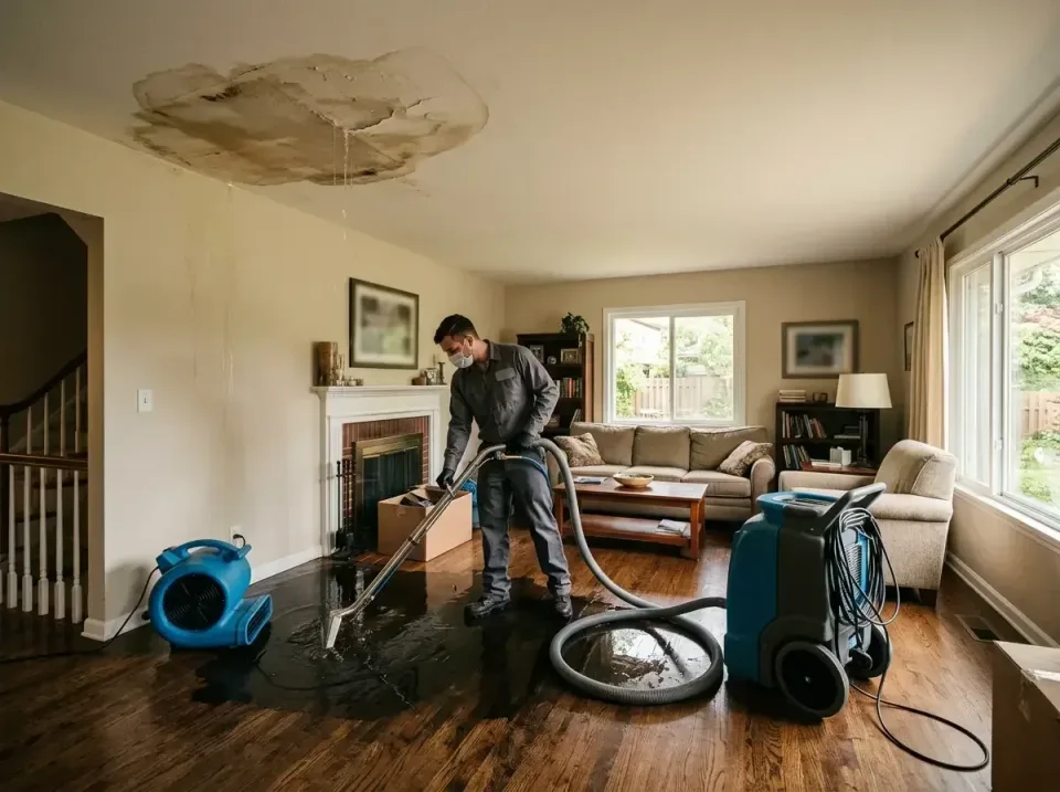 attic-pipe-burst-ceiling-drip-008 — frequently asked questions, Water Damage Restoration & Carpet Care in River Falls, WI